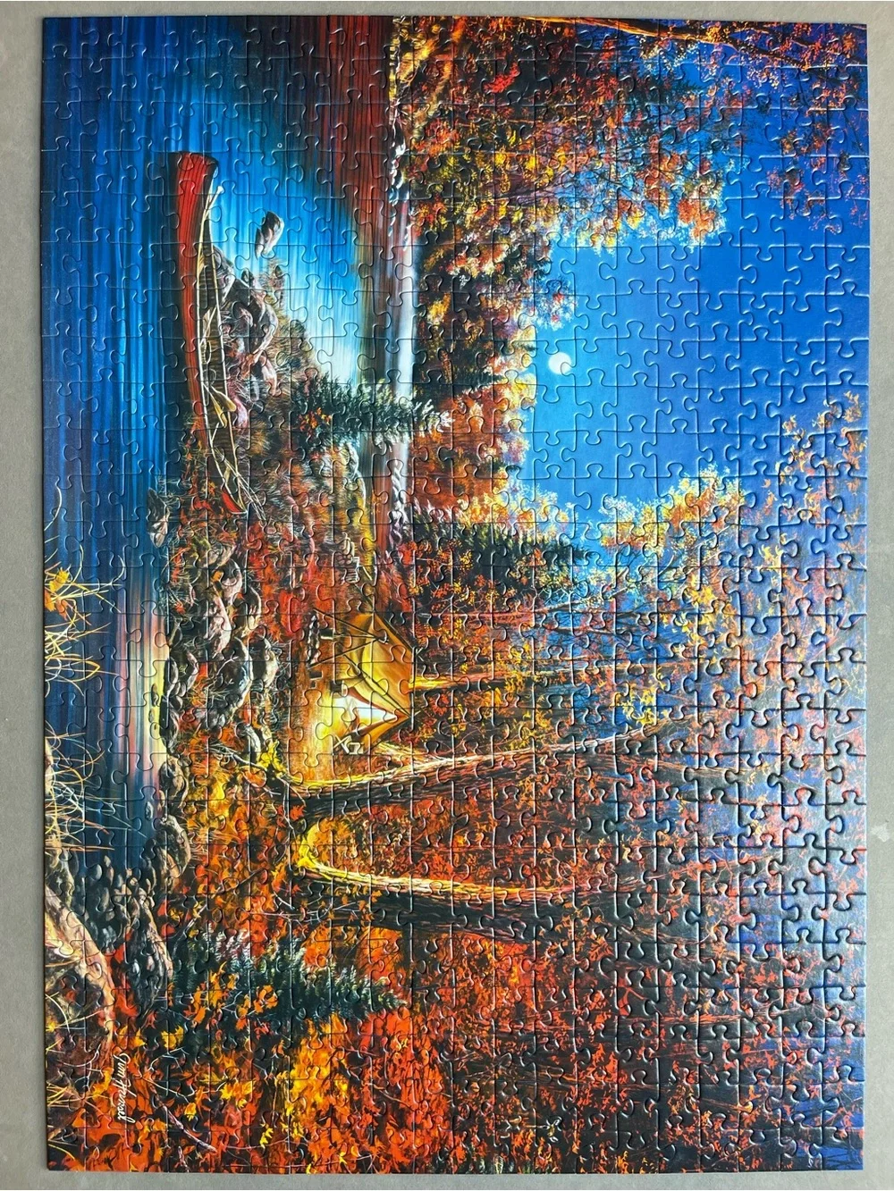 Ravensburger 500 Large Piece Format complete puzzle